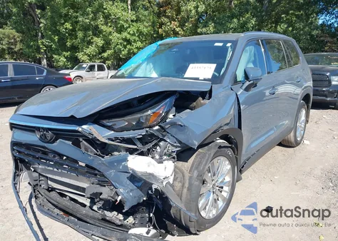 2024 Toyota Grand Highlander Platinum из США, поврежденный, VIN 5TDAAAB58RS023410